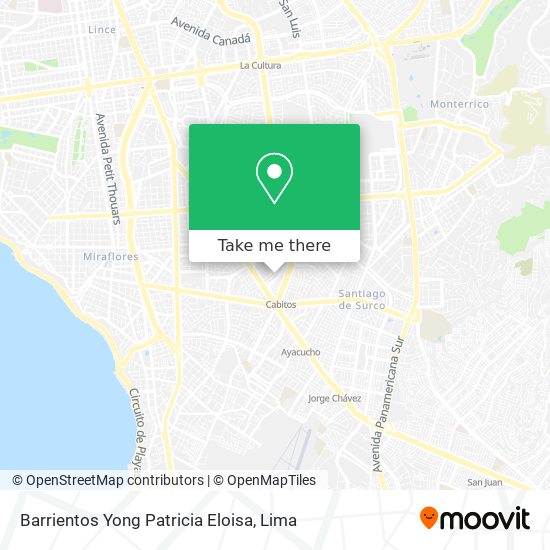 Barrientos Yong Patricia Eloisa map