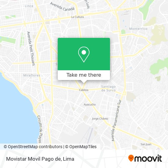 Movistar Movil Pago de map