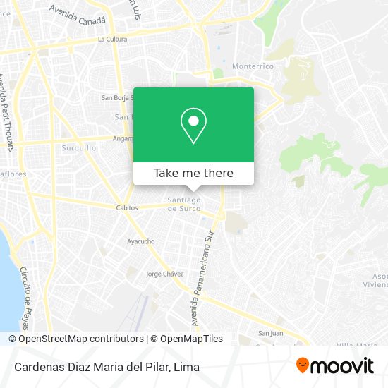 Cardenas Diaz Maria del Pilar map