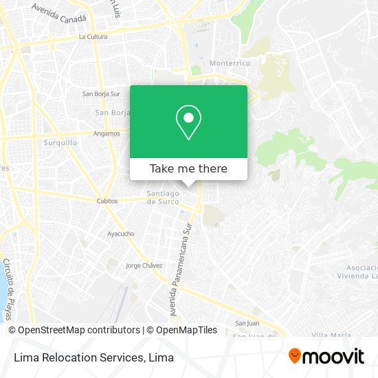 Mapa de Lima Relocation Services