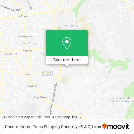 Constructoras-Trans Shipping Construye S.A.C map