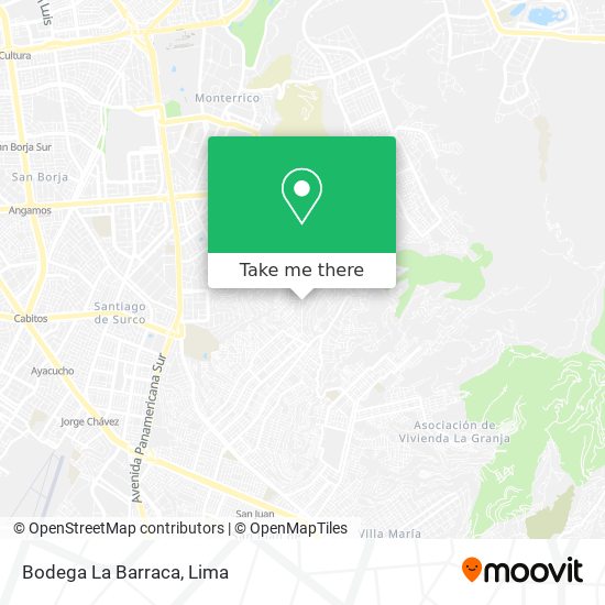 Mapa de Bodega La Barraca