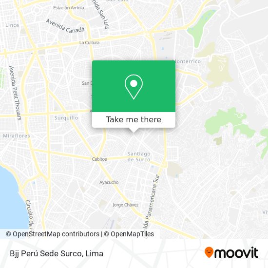 Bjj Perú Sede Surco map