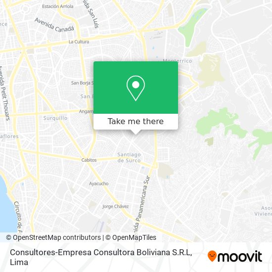 Mapa de Consultores-Empresa Consultora Boliviana S.R.L