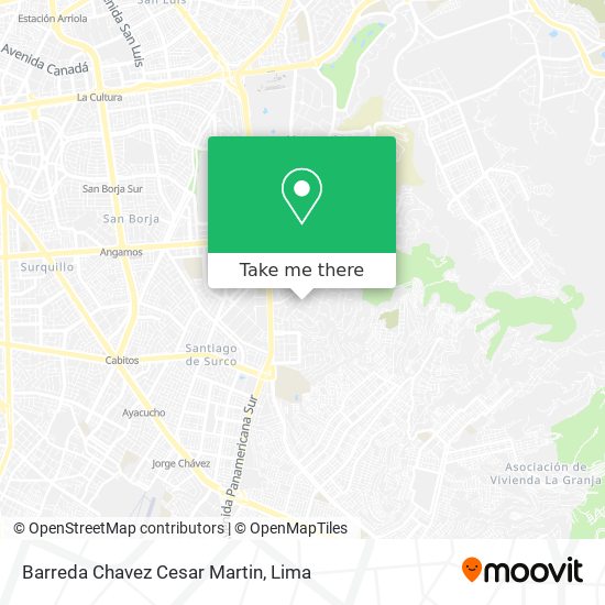 Barreda Chavez Cesar Martin map