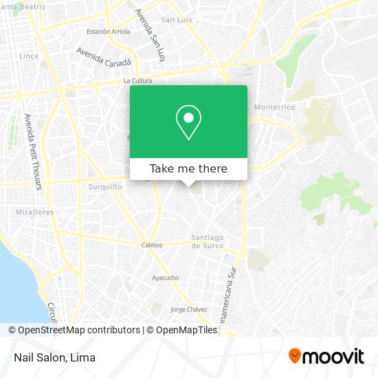 Nail Salon map