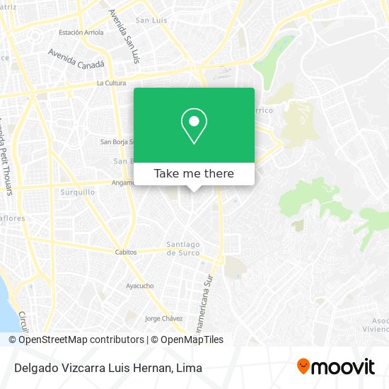 Delgado Vizcarra Luis Hernan map