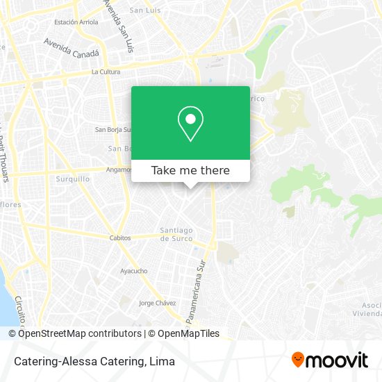 Mapa de Catering-Alessa Catering