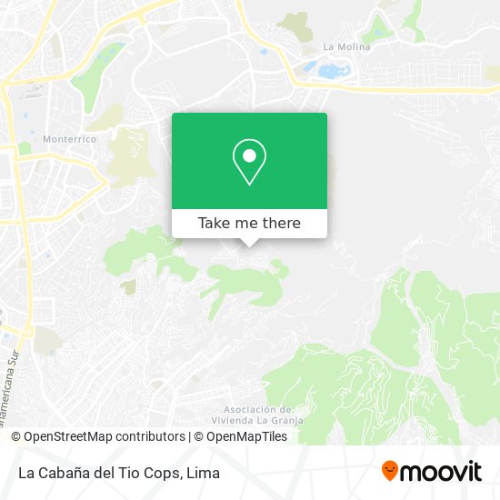 Mapa de La Cabaña del Tio Cops