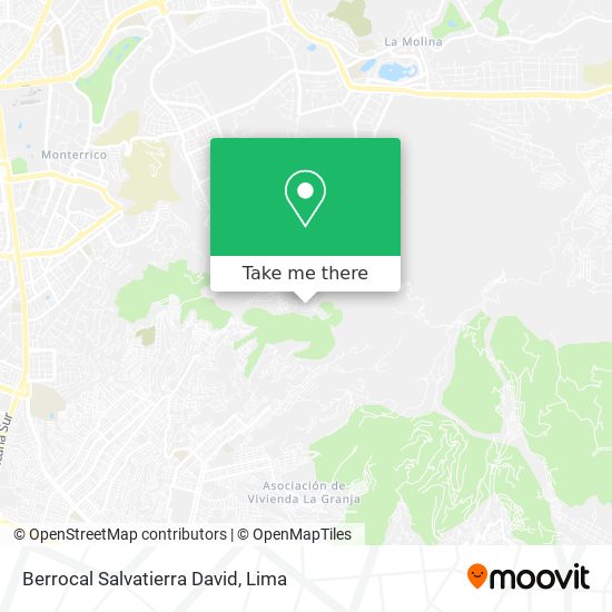 Berrocal Salvatierra David map