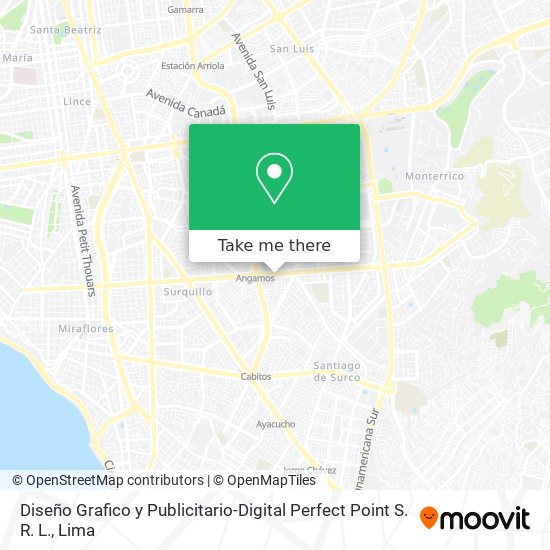 Diseño Grafico y Publicitario-Digital Perfect Point S. R. L. map