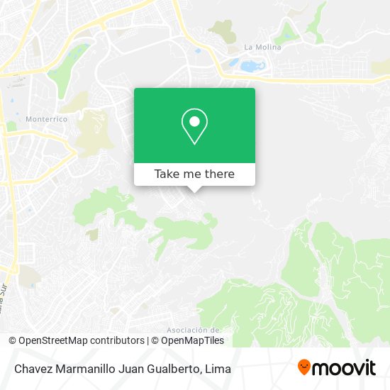 Chavez Marmanillo Juan Gualberto map