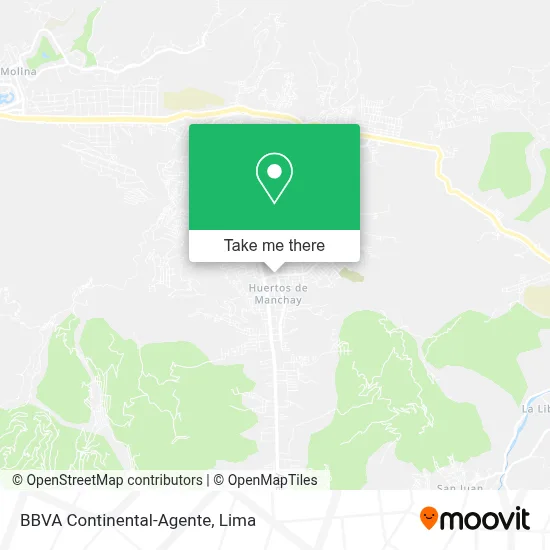 BBVA Continental-Agente map