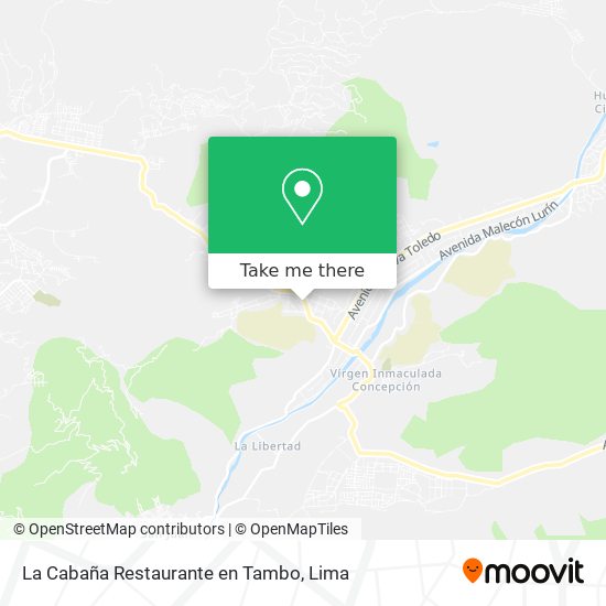La Cabaña Restaurante en Tambo map