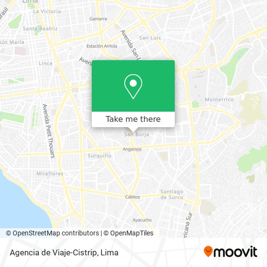 Agencia de Viaje-Cistrip map