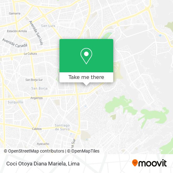 Coci Otoya Diana Mariela map