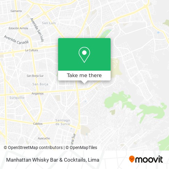 Mapa de Manhattan Whisky Bar & Cocktails
