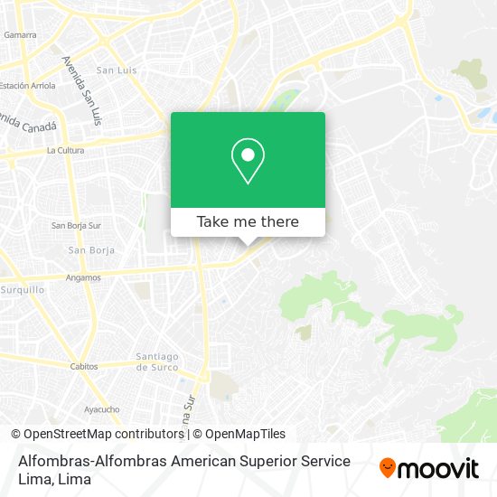 Alfombras-Alfombras American Superior Service Lima map