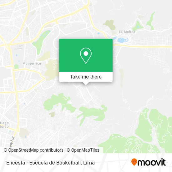 Encesta - Escuela de Basketball map