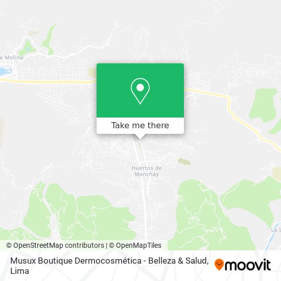 Mapa de Musux Boutique Dermocosmética - Belleza & Salud