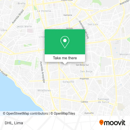 DHL map