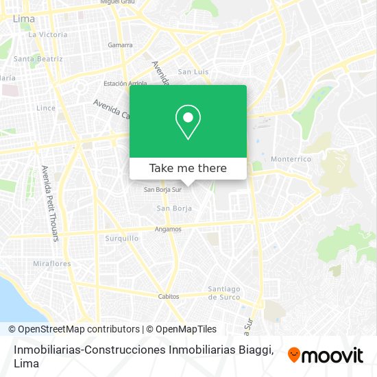 Mapa de Inmobiliarias-Construcciones Inmobiliarias Biaggi