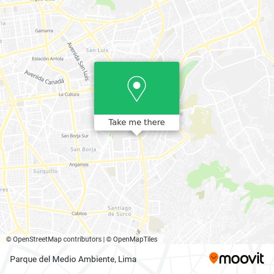 Mapa de Parque del Medio Ambiente