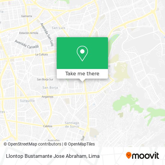 Mapa de Llontop Bustamante Jose Abraham