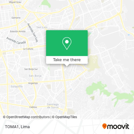 Mapa de TOMA1