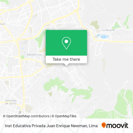 Inst Educativa Privada Juan Enrique Newman map