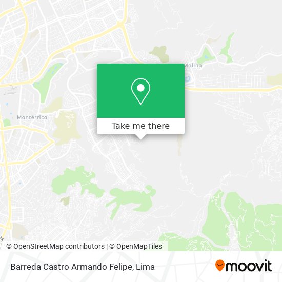 Barreda Castro Armando Felipe map