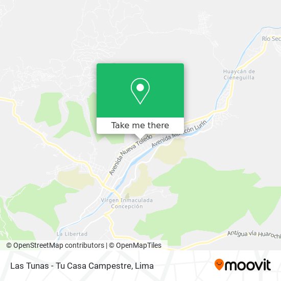 Las Tunas - Tu Casa Campestre map