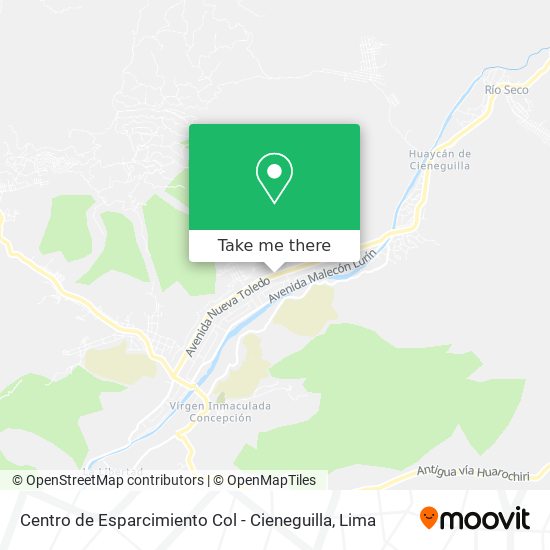 Centro de Esparcimiento Col - Cieneguilla map