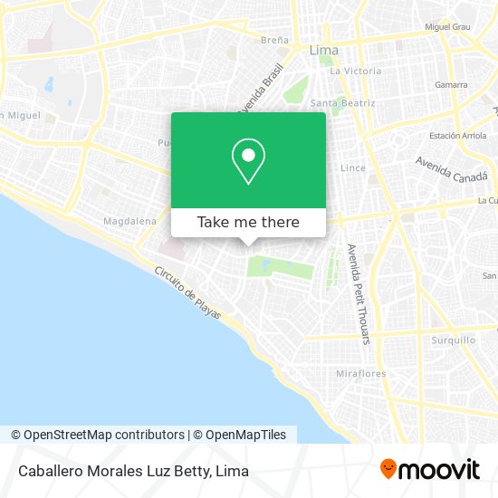 Caballero Morales Luz Betty map