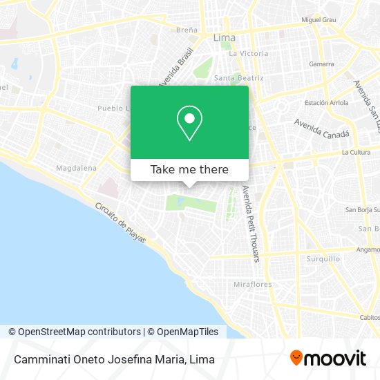 Camminati Oneto Josefina Maria map