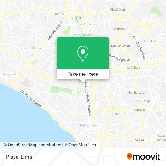 Mapa de Playa