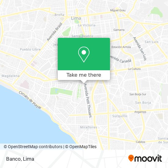 Banco map