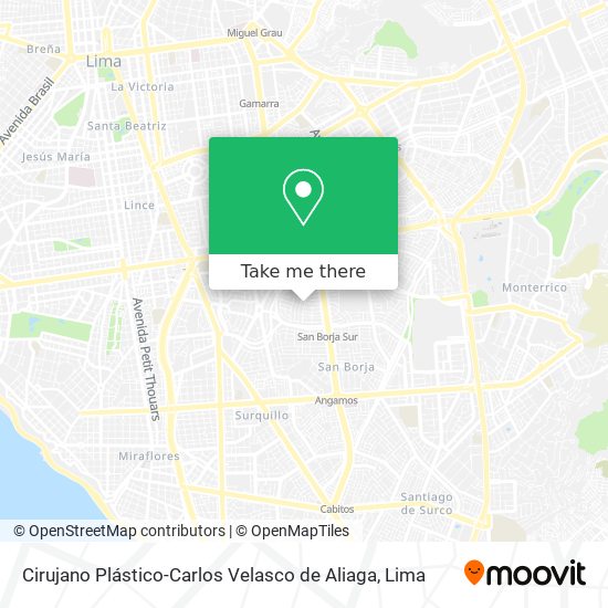 Cirujano Plástico-Carlos Velasco de Aliaga map