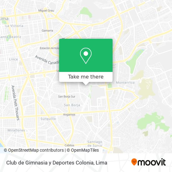 Club de Gimnasia y Deportes Colonia map