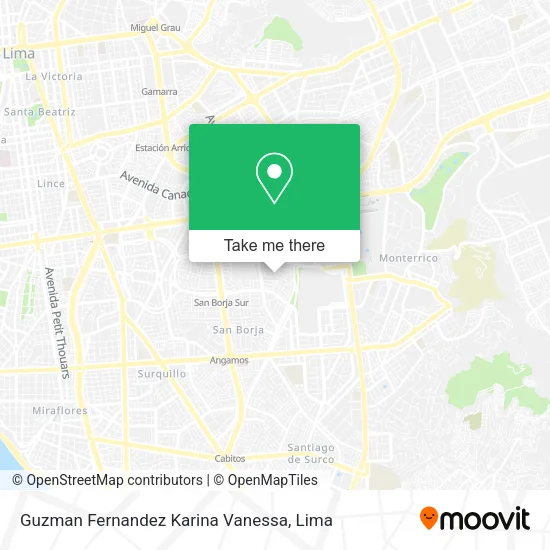 Mapa de Guzman Fernandez Karina Vanessa