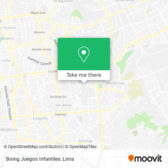 Boing Juegos Infantiles map