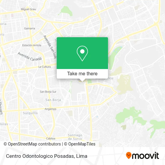 Mapa de Centro Odontologico Posadas