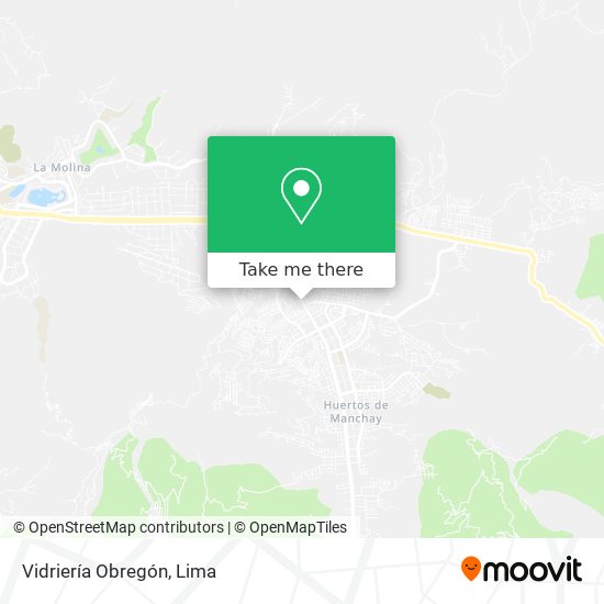 Mapa de Vidriería Obregón