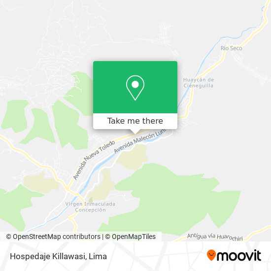 Hospedaje Killawasi map