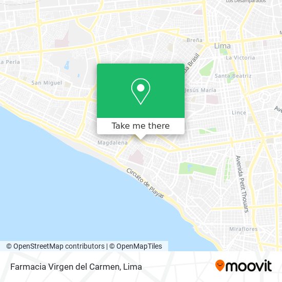 Farmacia Virgen del Carmen map