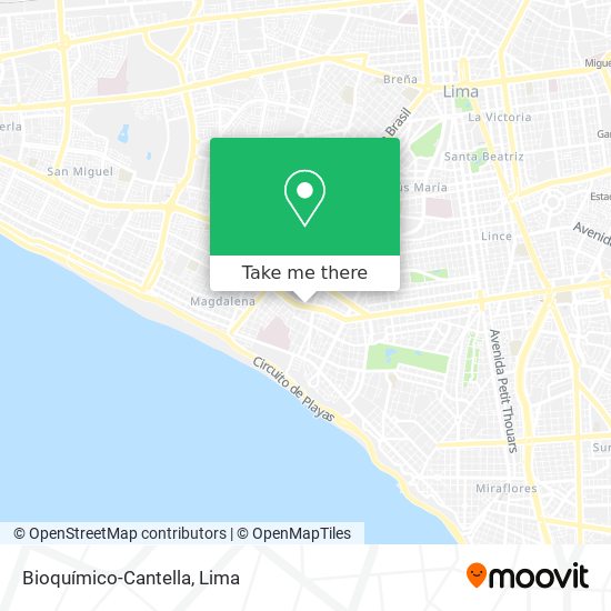 Bioquímico-Cantella map