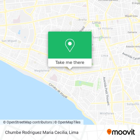 Mapa de Chumbe Rodriguez Maria Cecilia