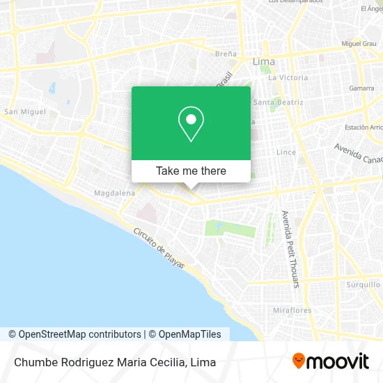 Chumbe Rodriguez Maria Cecilia map