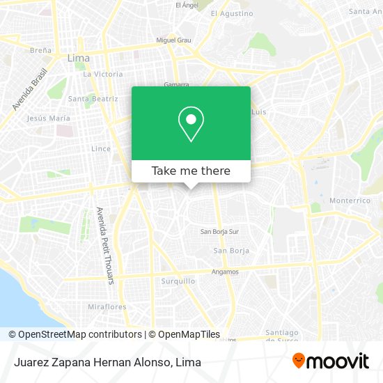 Mapa de Juarez Zapana Hernan Alonso