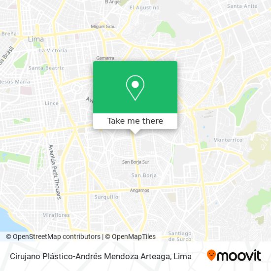Cirujano Plástico-Andrés Mendoza Arteaga map